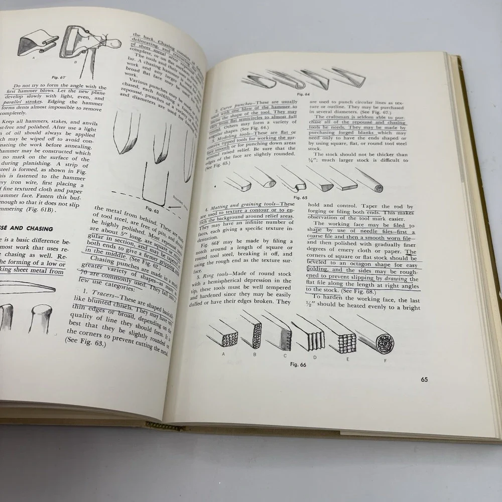 The Design and Creation‎ of Jewelry 1967 Hardcover Neumann 1st Edition 5th Print